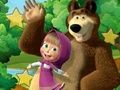 Гаме Мала девојчица и медвед скривене звезде  онлајн