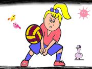 Гаме Одбојка је весела бојања онлајн