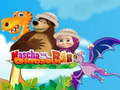 Гаме Maša i medved dinosaurus  онлајн