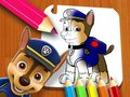 Гаме Пав Патрол: Бојанка  онлајн