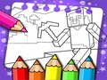 Гаме Минецрафт бојанка  онлајн